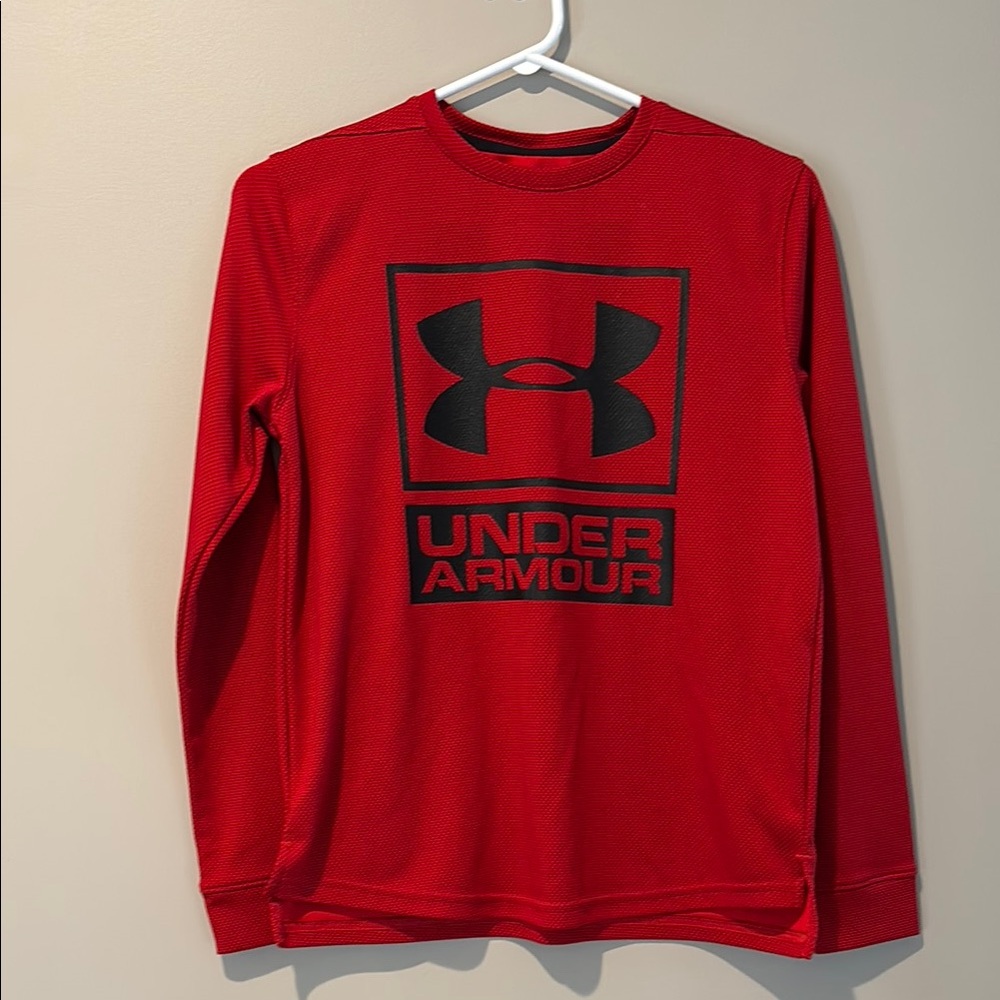 Under Armour Red Long Sleeve Shirt